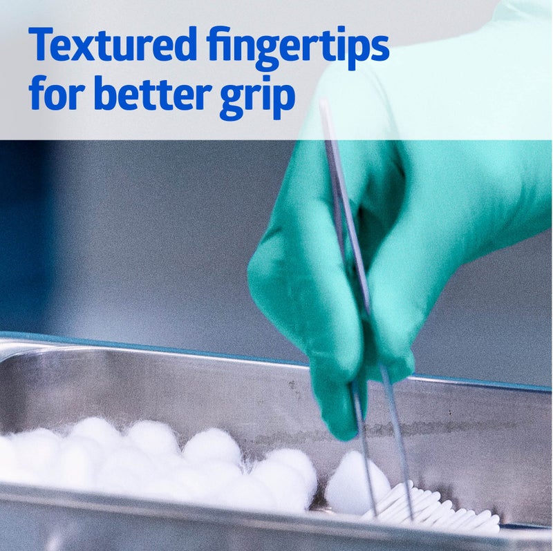 Medline AloeTouch Ice Nitrile Exam Gloves, 180 Count, X-Large, Powder Free, Disposable, Soothes Hands, Tear Resistant, Multi-use Healthcare Tasks - Image 3